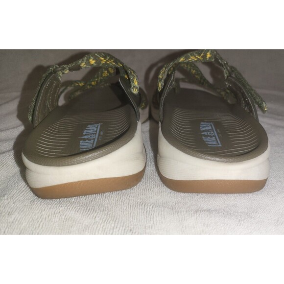Lake & Trail Womens Bailey Sport Slip On Sandals Green Hiking Walking Sz 9 EUC - Picture 3 of 4